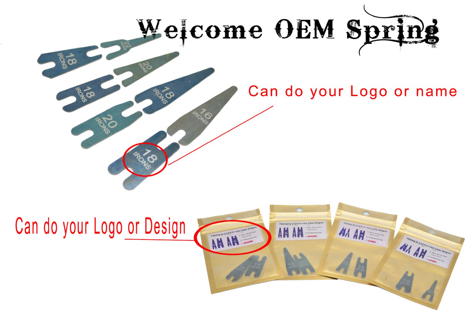 Hot Sell Tattoo Machine Repair CONVENTIONAL SPRINGS SET,Hot Sell Tattoo Machine Repair